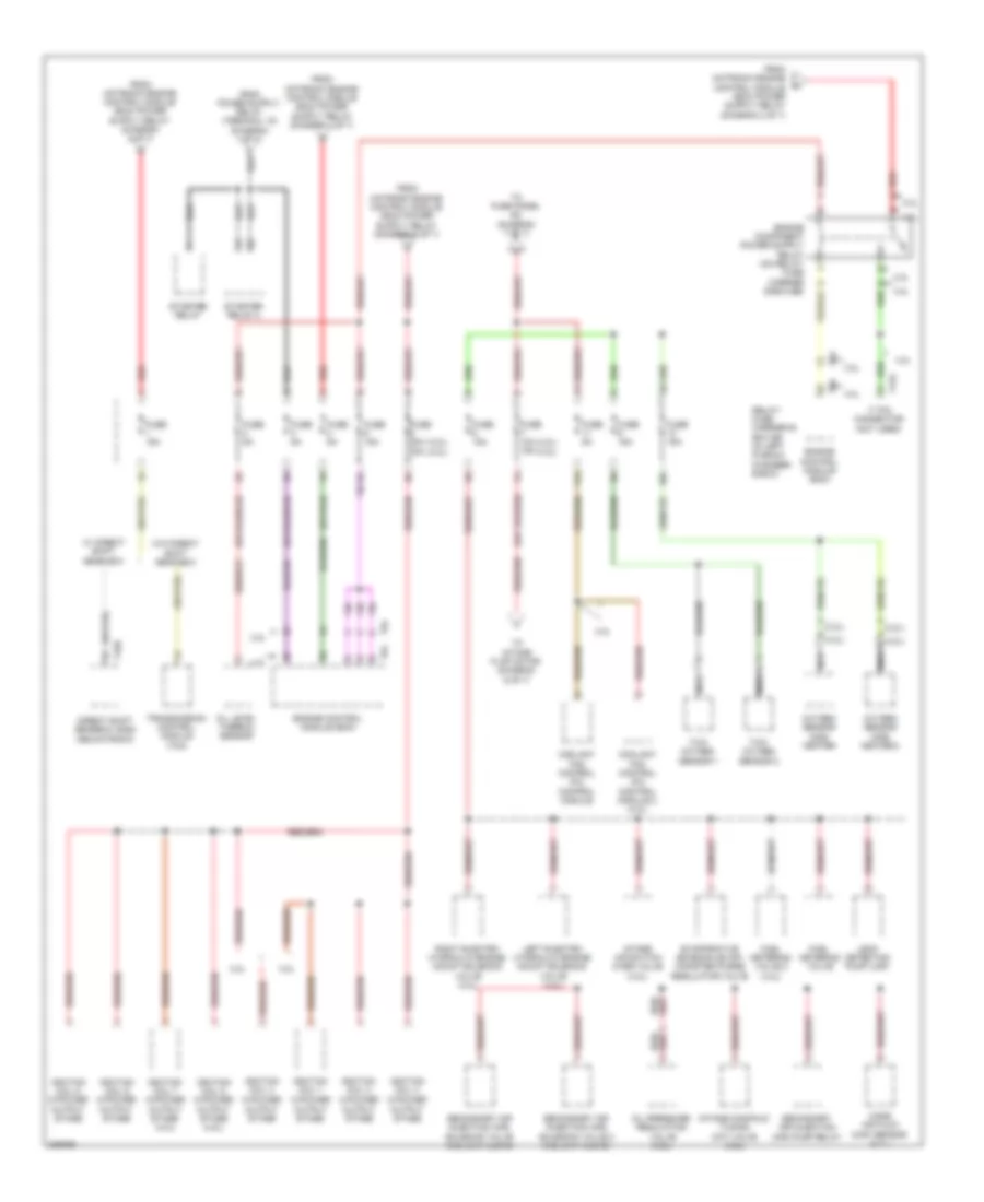 Power Distribution Wiring Diagram 5 of 7 for Audi S5 Quattro 2009