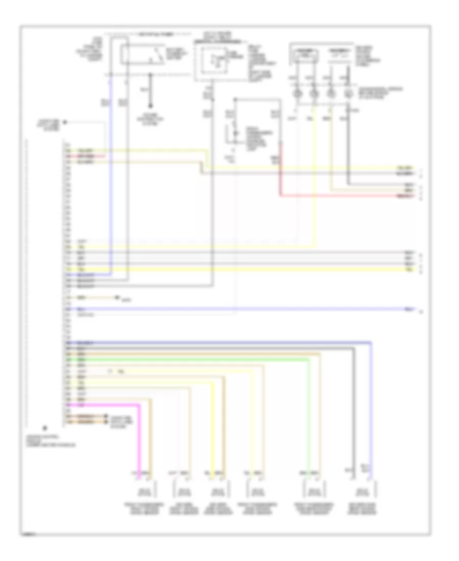 Supplemental Restraints Wiring Diagram 1 of 3 for Audi S5 Quattro 2009
