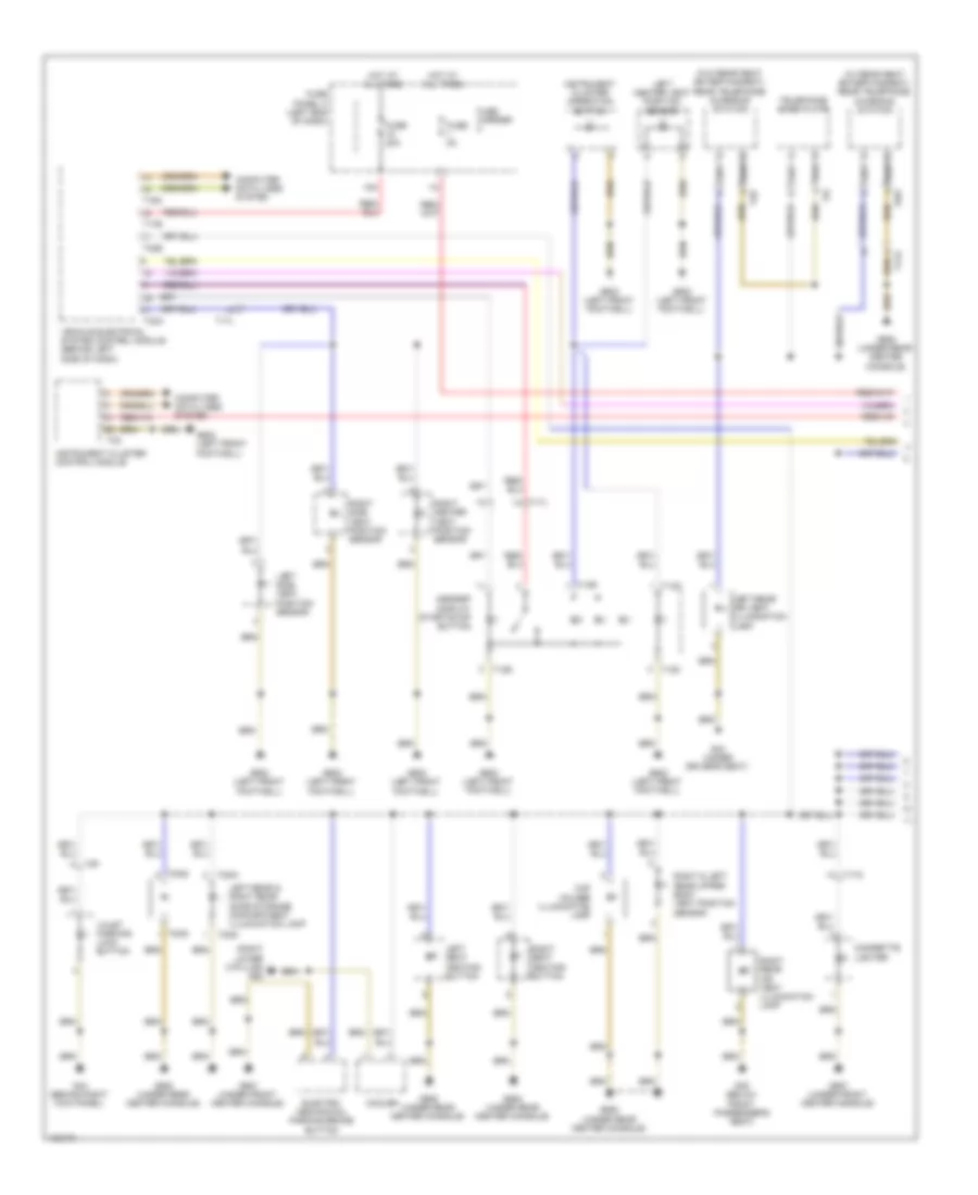 Instrument Illumination Wiring Diagram 1 of 4 for Audi S8 2013