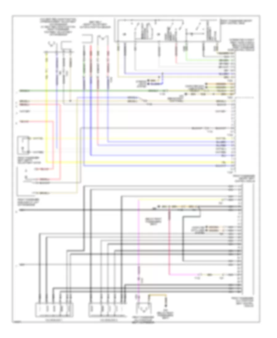 Passengers Memory Seat Wiring Diagram (2 of 2) for Audi S8 2013