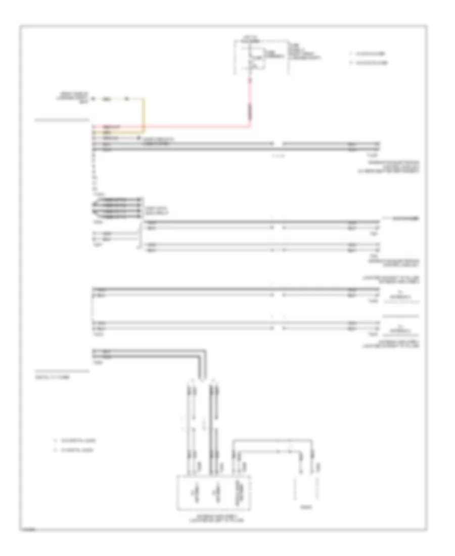TV Tuner Wiring Diagram for Audi S8 2013