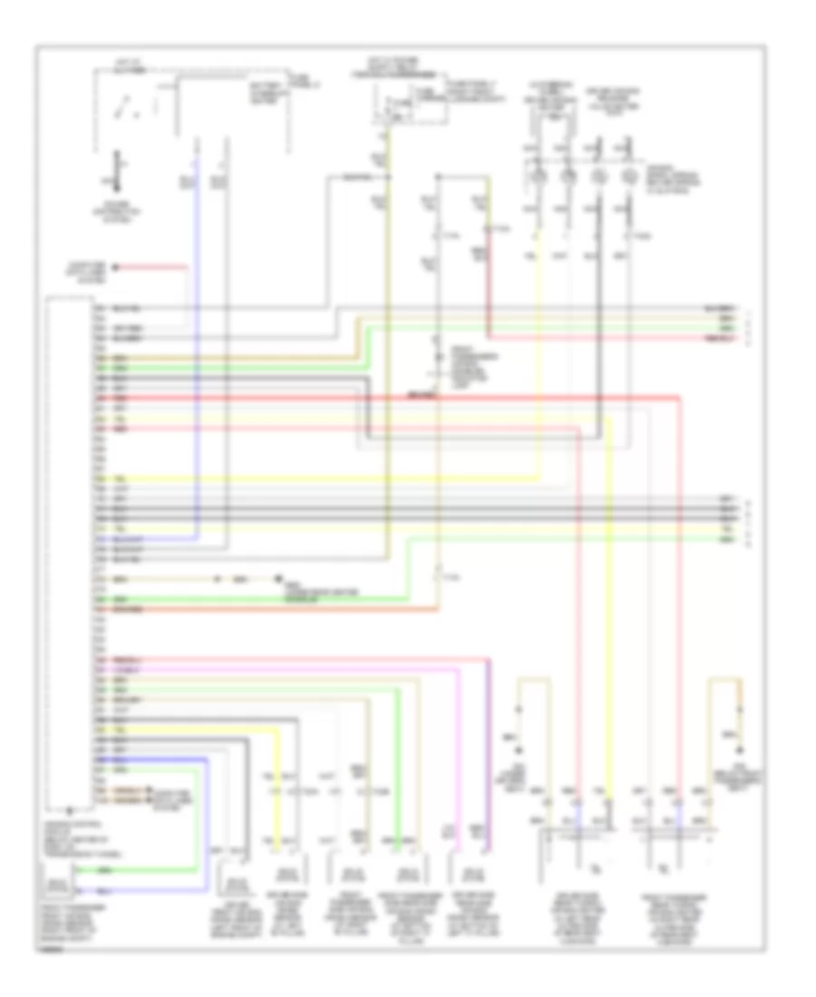 Supplemental Restraints Wiring Diagram 1 of 3 for Audi S8 2013