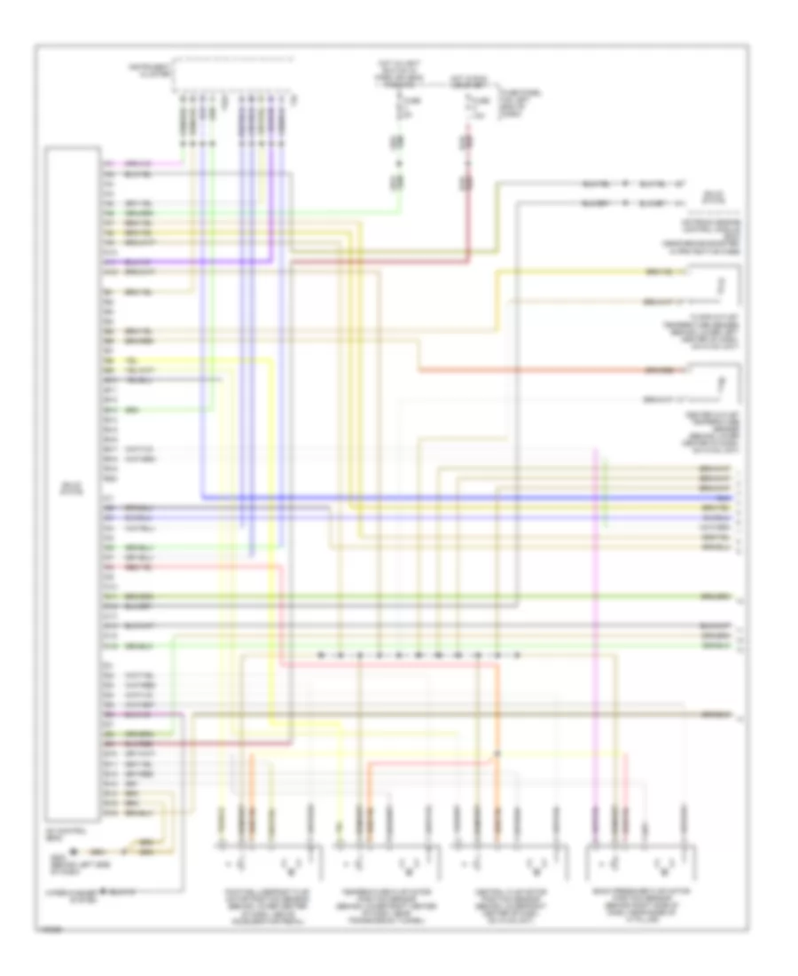 Automatic A C Wiring Diagram 1 of 2 for Audi S4 Quattro 2001