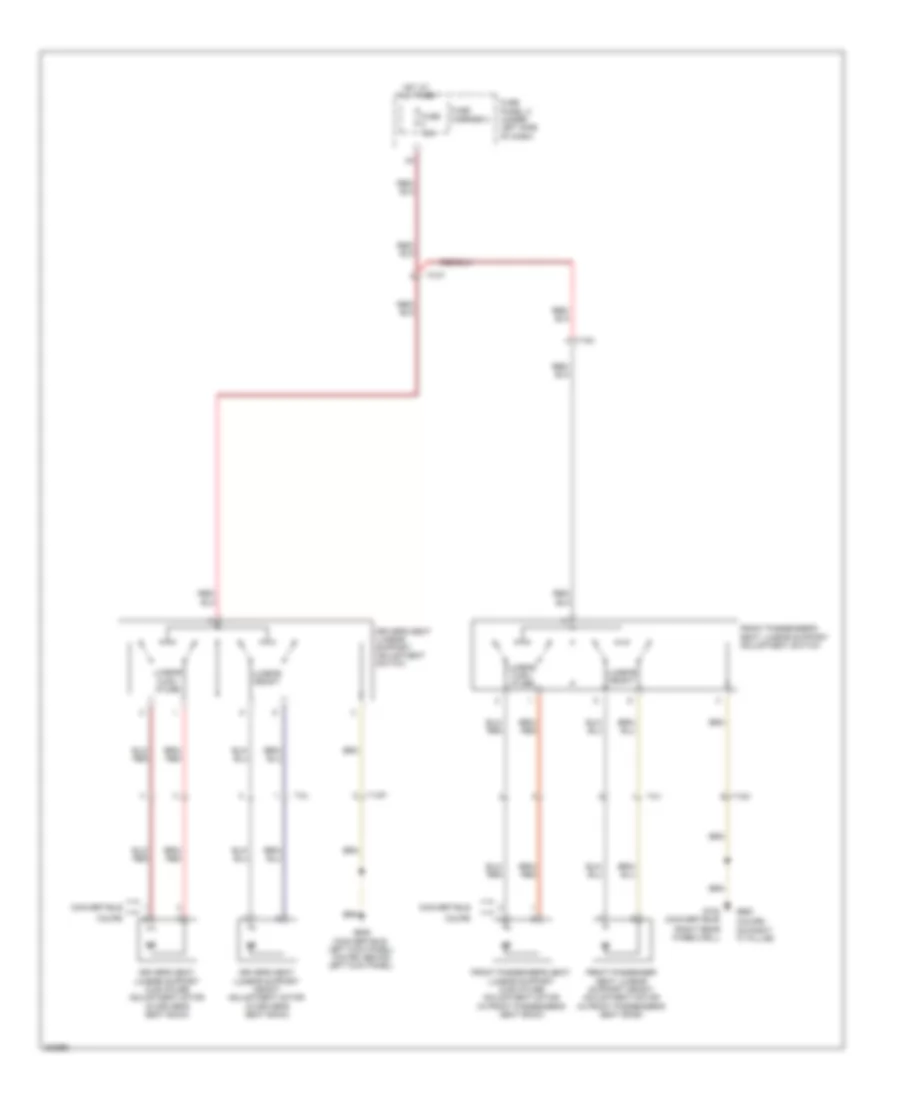 Lumbar Wiring Diagram for Audi A5 2.0T Quattro 2012