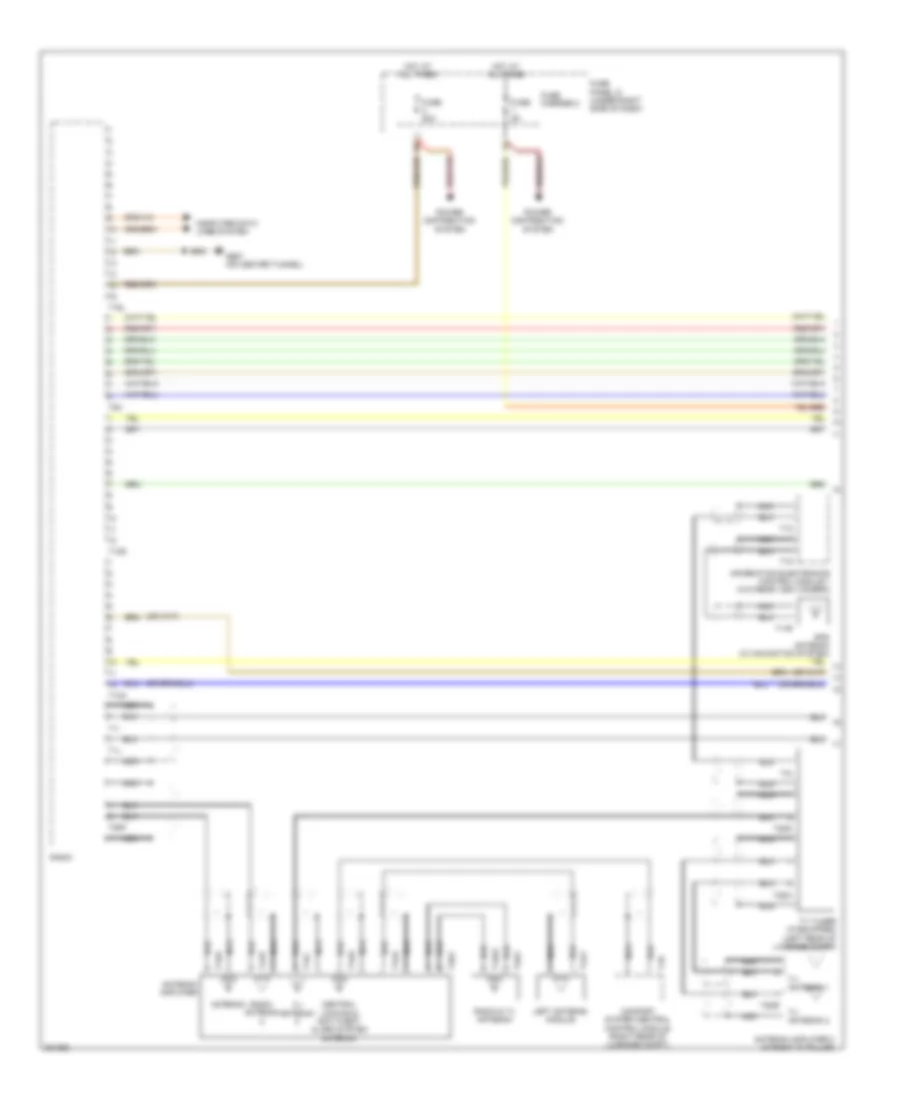 Radio Wiring Diagram, Convertible Premium Infotainment (1 of 3) for Audi A5 2.0T Quattro 2012