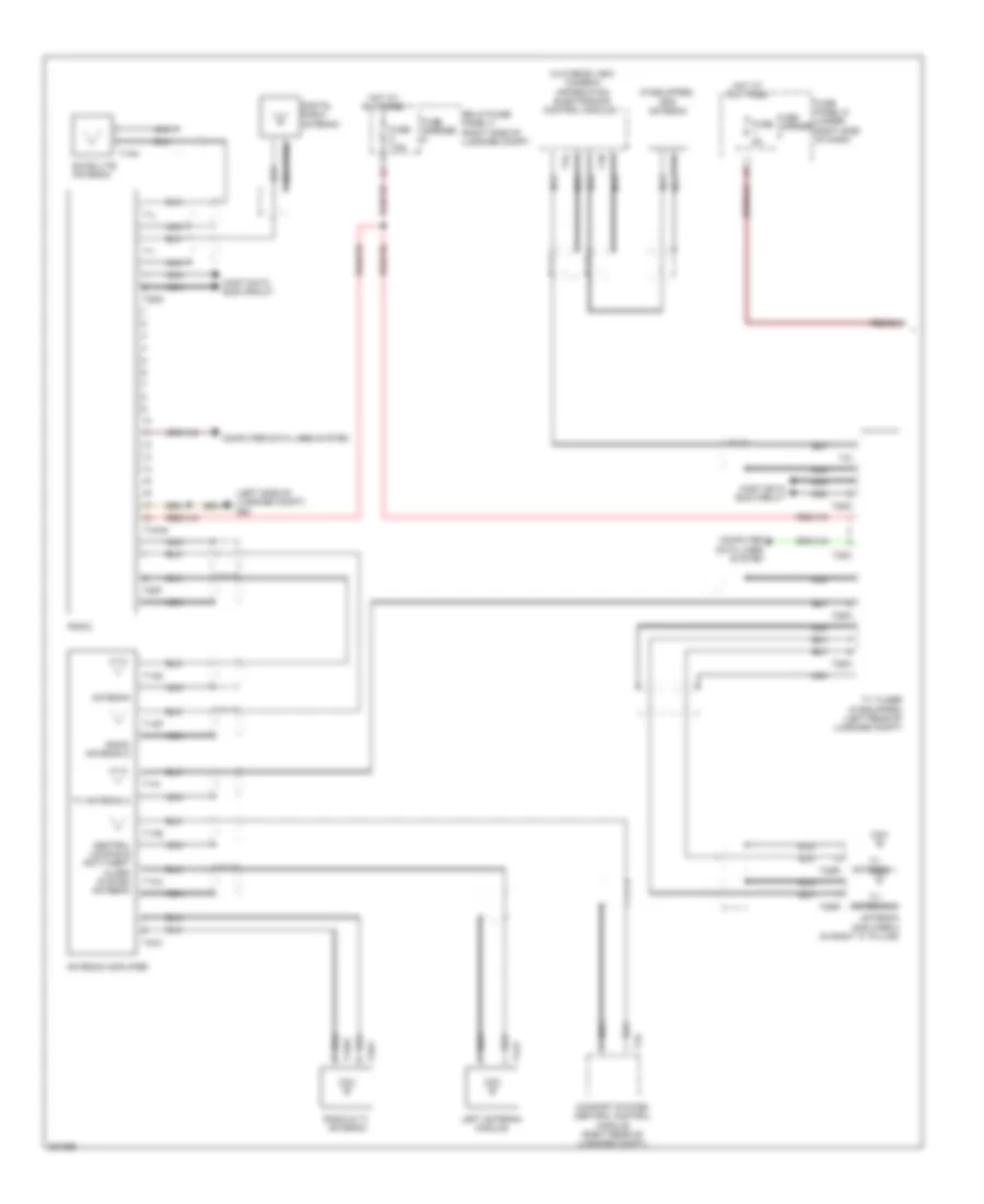 Radio Wiring Diagram, Convertible Premium MMI (1 of 2) for Audi A5 2.0T Quattro 2012