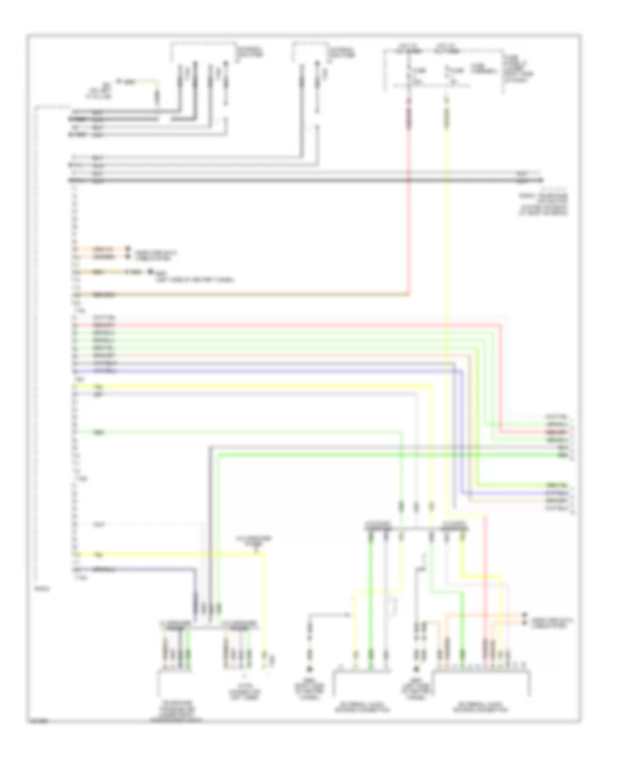 Radio Wiring Diagram, Coupe Premium Infotainment (1 of 2) for Audi A5 2.0T Quattro 2012