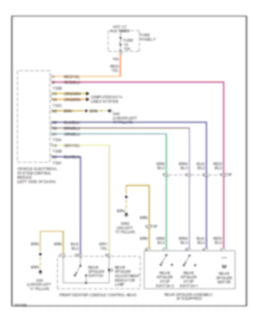 Active Bodyworks Wiring Diagram for Audi TT Premium Plus 2013