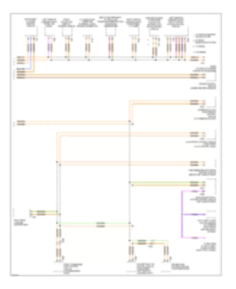 Computer Data Lines Wiring Diagram 2 of 2 for Audi TT Premium Plus 2013