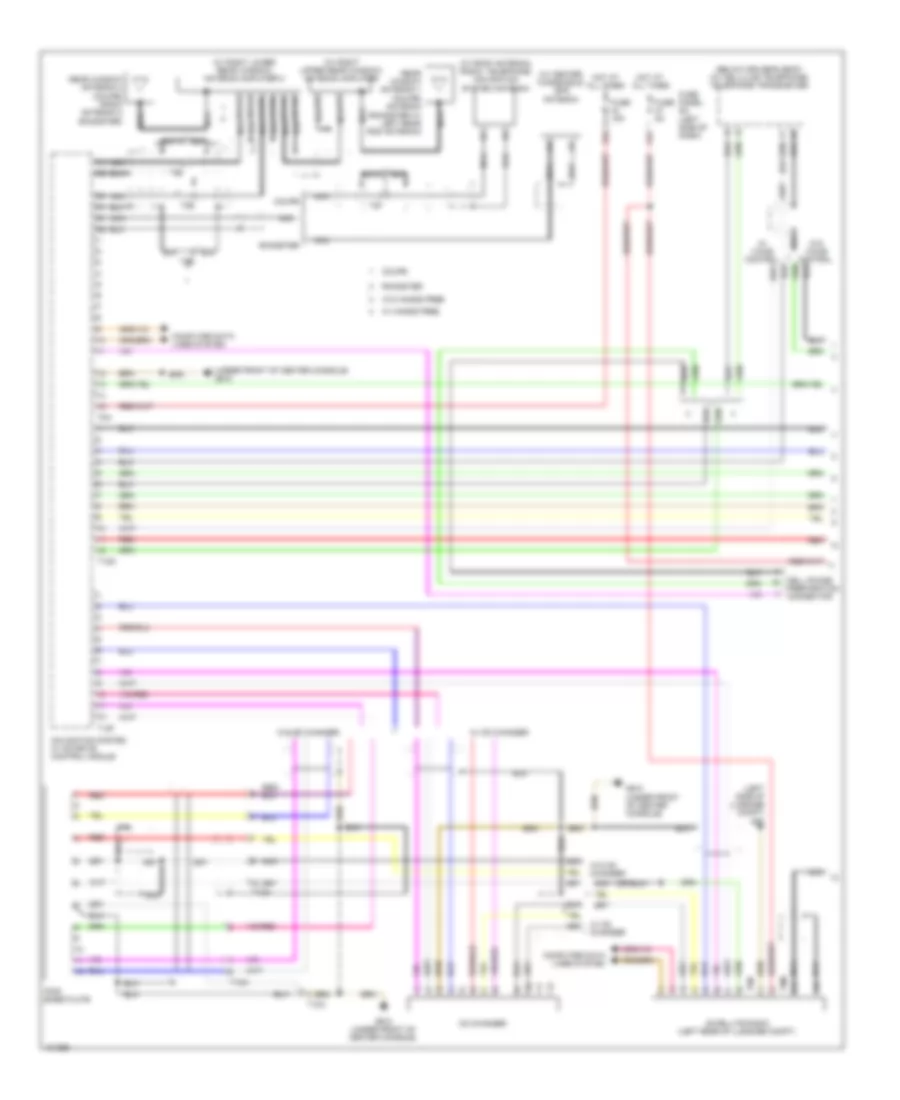 Navigation Wiring Diagram without Bose 1 of 2 for Audi TT Premium Plus 2013