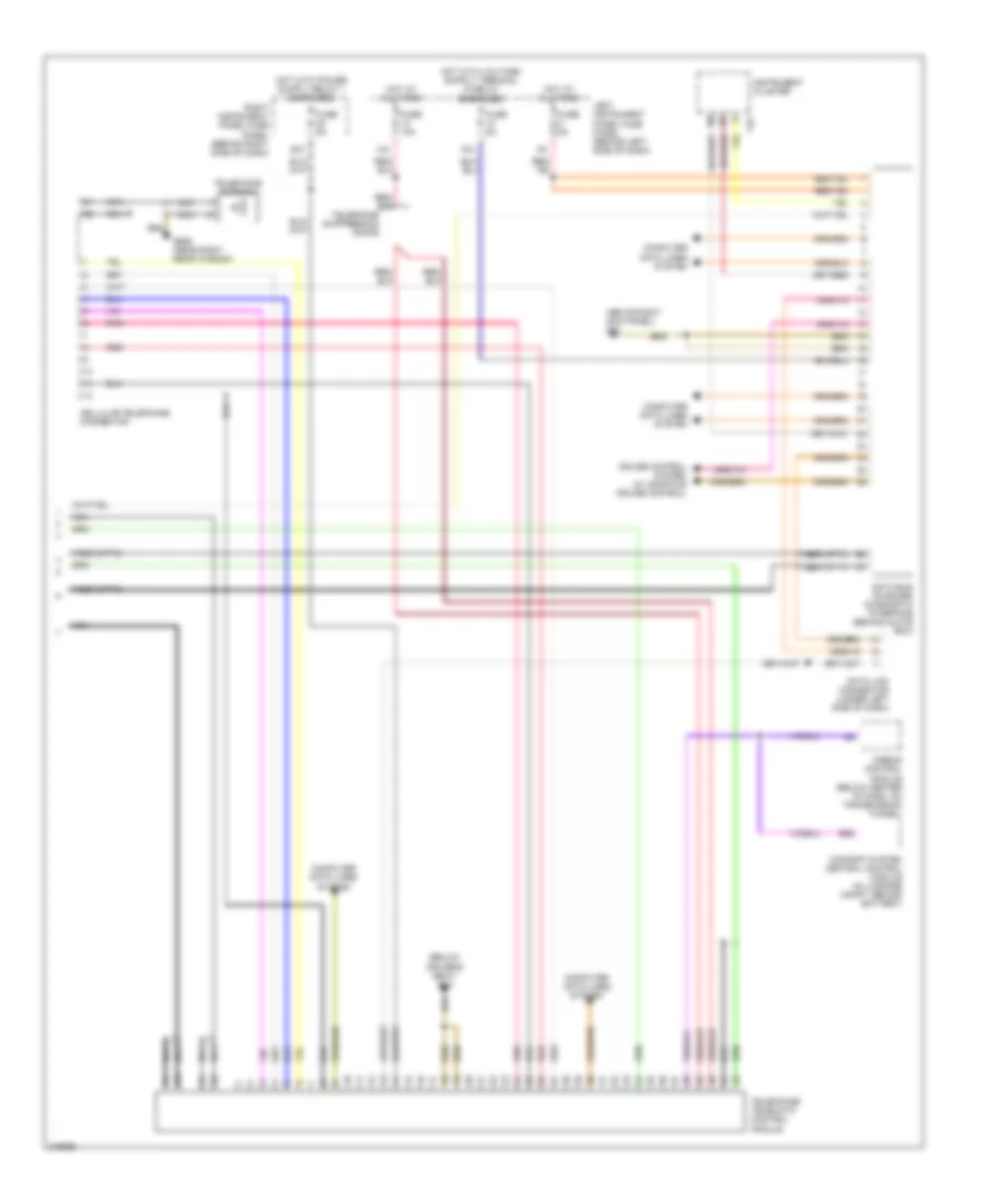 Navigation Wiring Diagram, Premium Radio (5 of 5) for Audi A8 L Quattro 2006