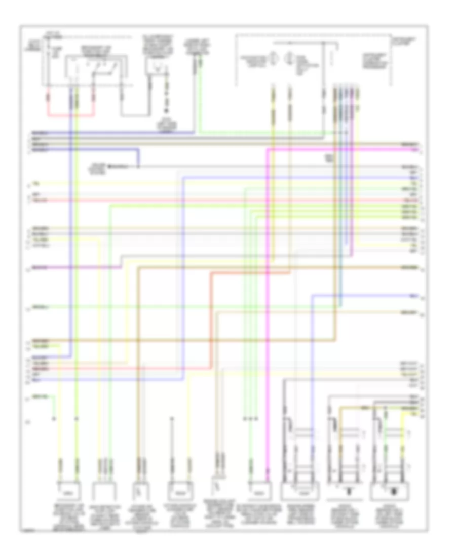 2.8L, Engine Performance Wiring Diagram (2 of 3) for Audi A4 2001