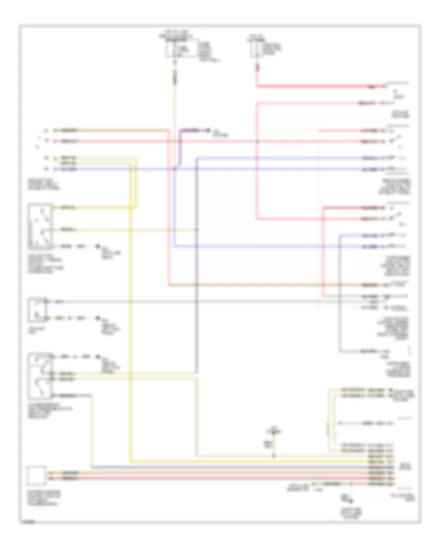 Cooling Fan Wiring Diagram for Audi S8 2001