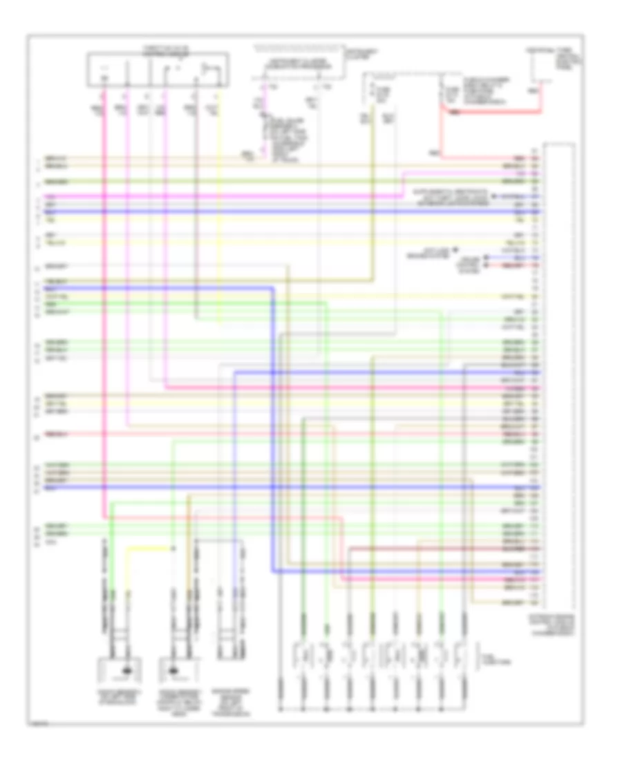 4.2L, Engine Performance Wiring Diagram (4 of 4) for Audi S8 2001