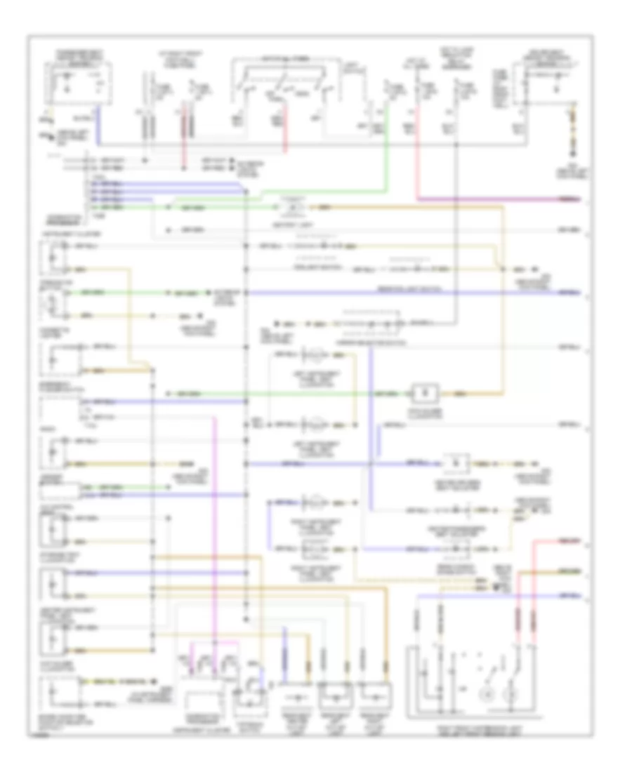 Interior Lights Wiring Diagram 1 of 3 for Audi S8 2001