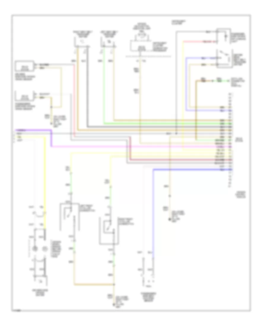 Supplemental Restraints Wiring Diagram 2 of 2 for Audi S8 2001
