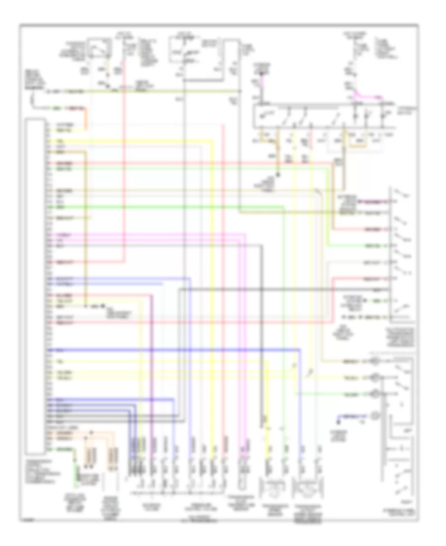 A T Wiring Diagram for Audi S8 2001