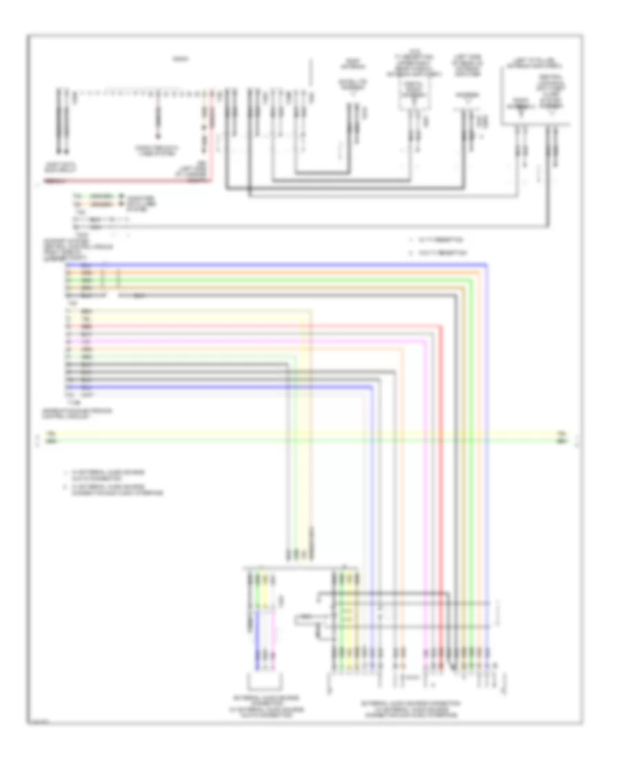 Radio Wiring Diagram, with Bose (2 of 4) for Audi A6 2.0T 2012