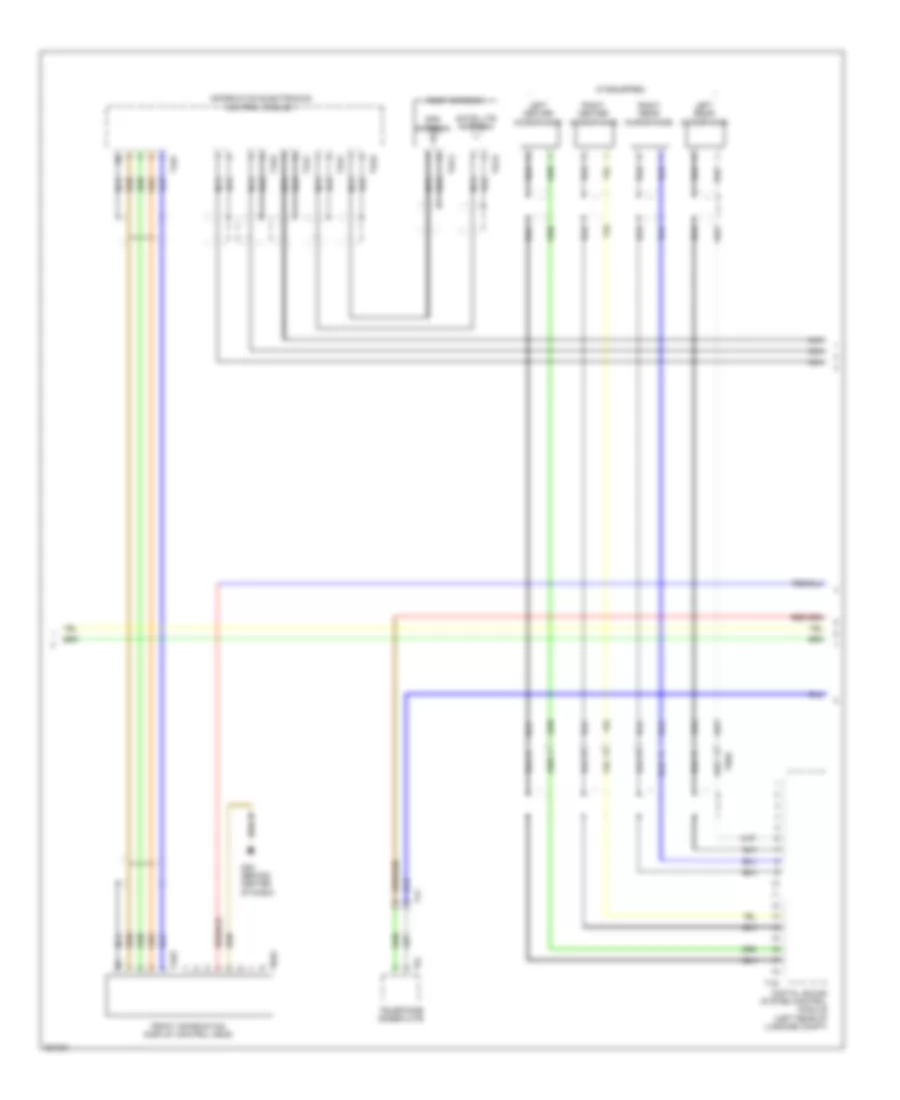 Radio Wiring Diagram, with Bose (3 of 4) for Audi A6 2.0T 2012