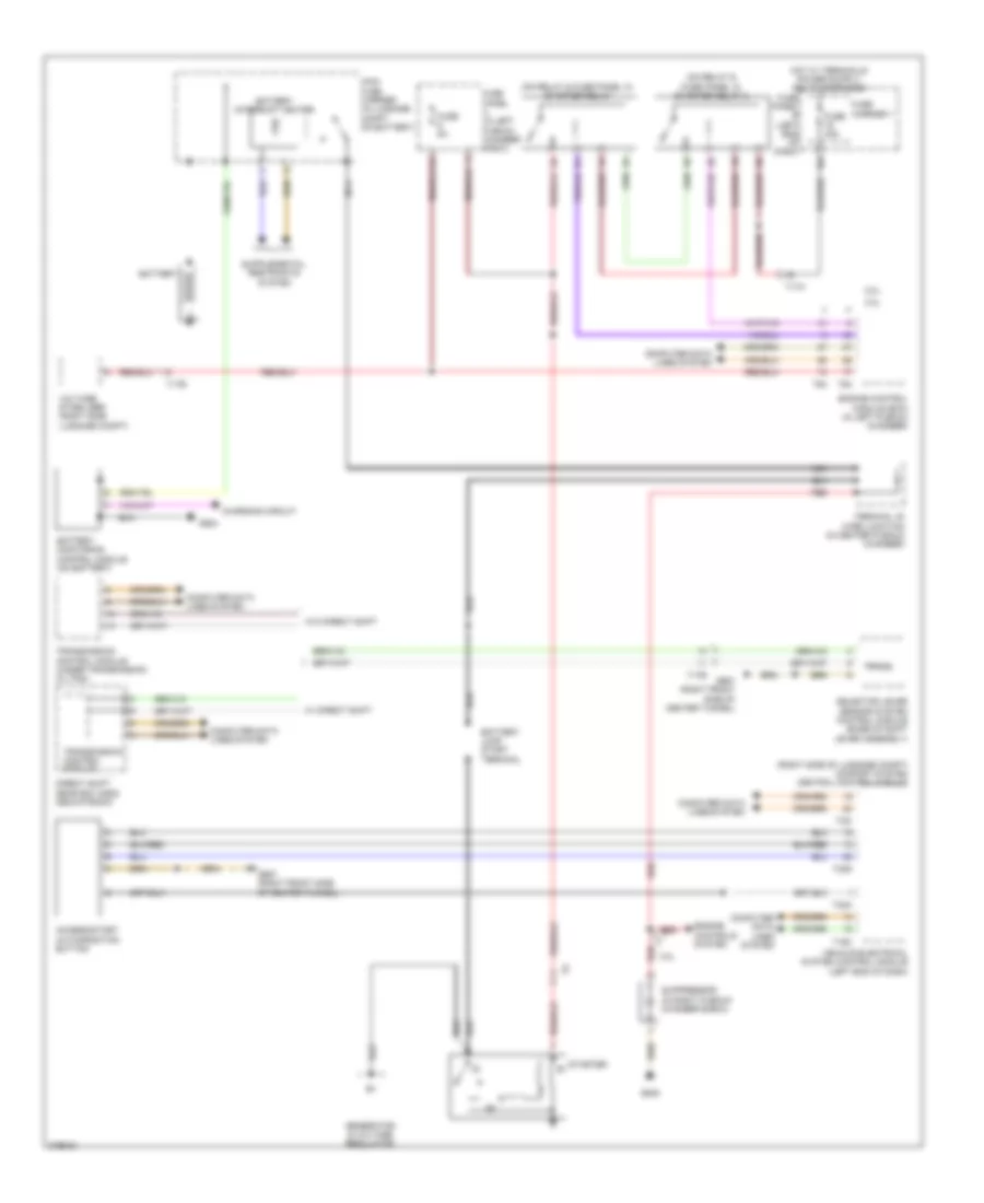 Starting Wiring Diagram for Audi A6 2 0T 2012