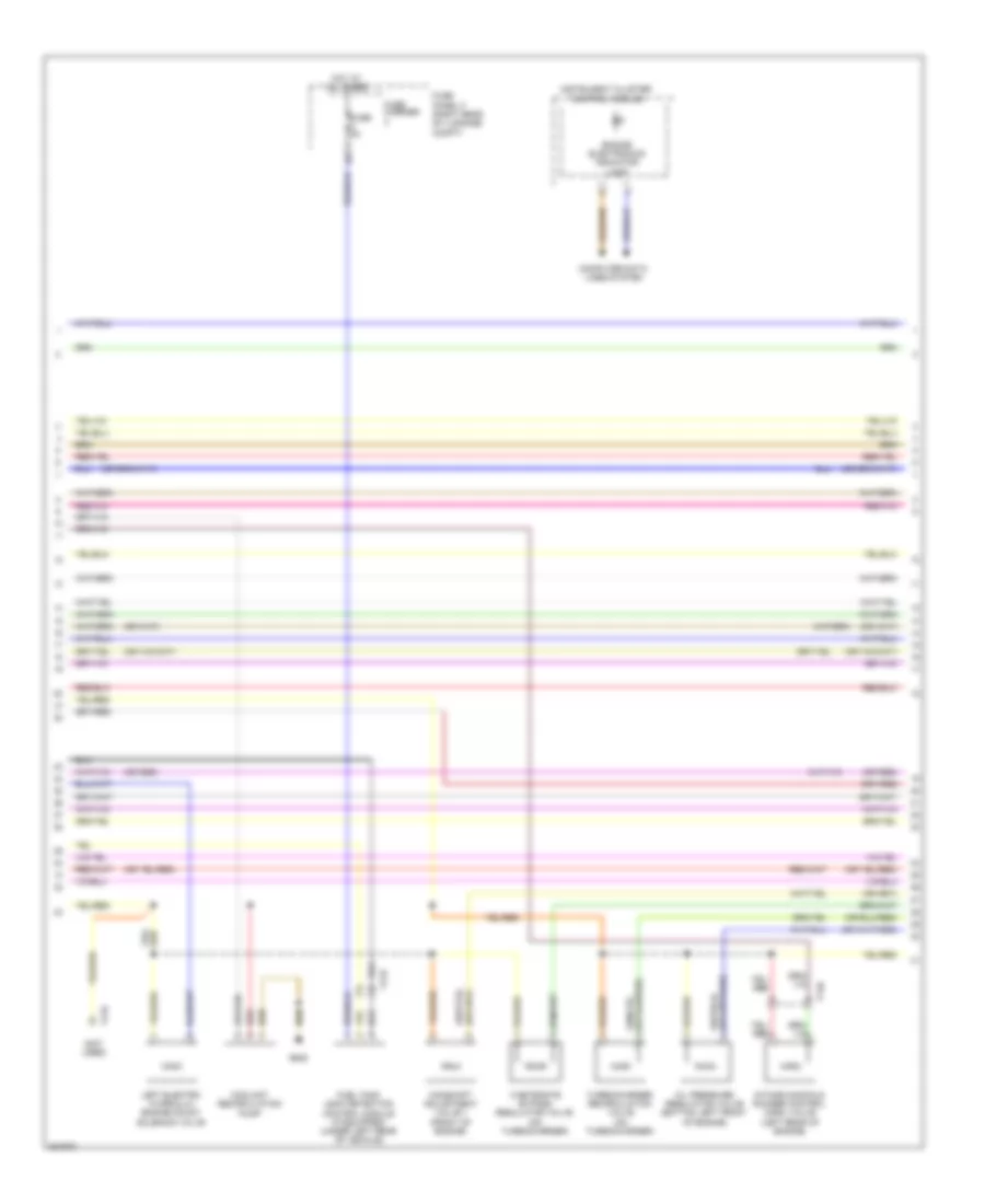 2.0L Turbo, Engine Performance Wiring Diagram (4 of 6) for Audi A6 2.0T 2012