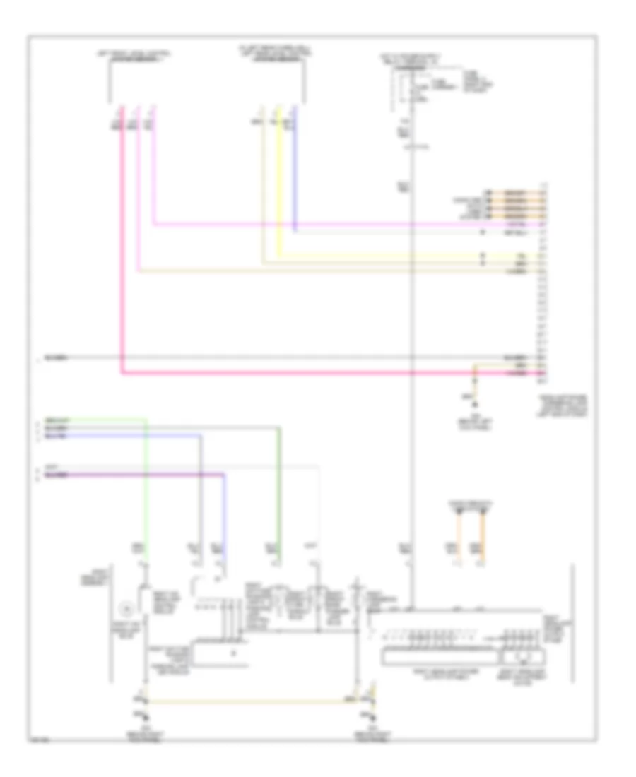 Headlights Wiring Diagram, with HID with Bi-Xenon Headlights (2 of 2) for Audi A6 2.0T 2012