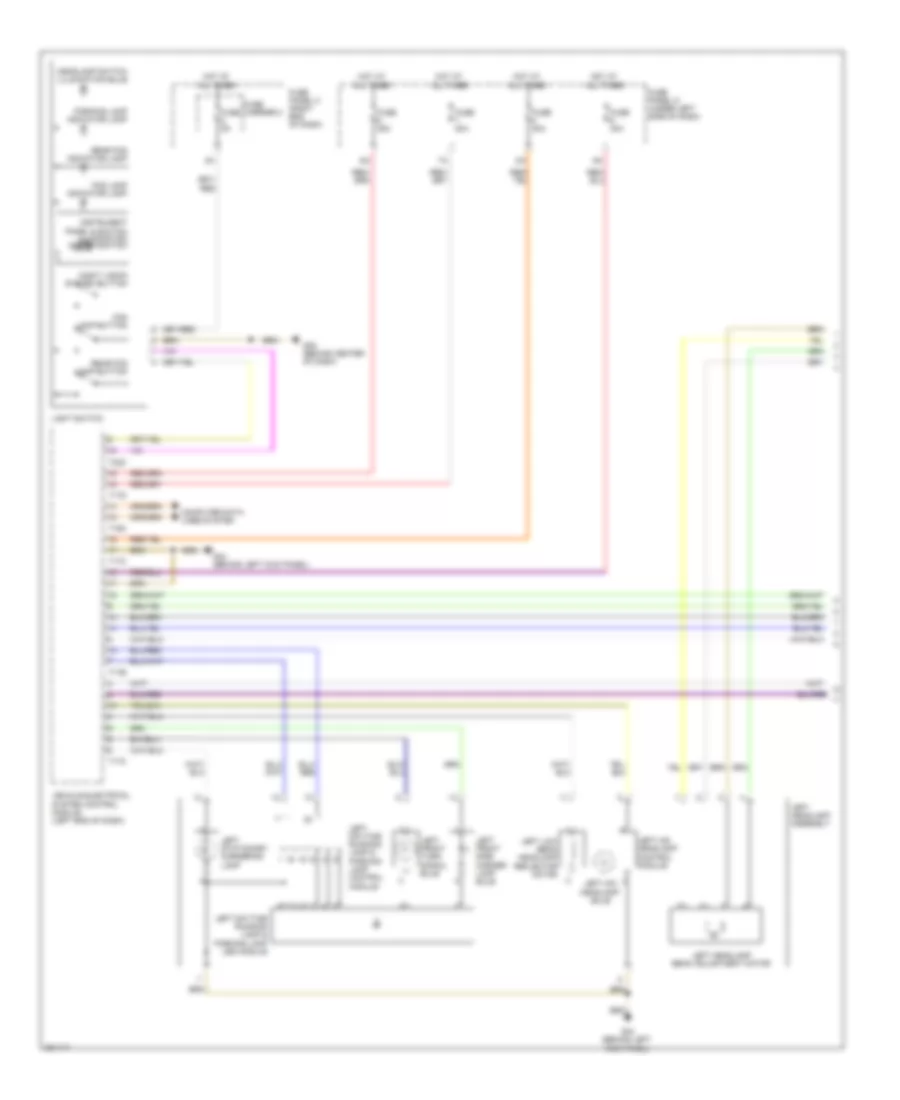 Headlights Wiring Diagram with HID without Bi Xenon Headlights 1 of 2 for Audi A6 2 0T 2012