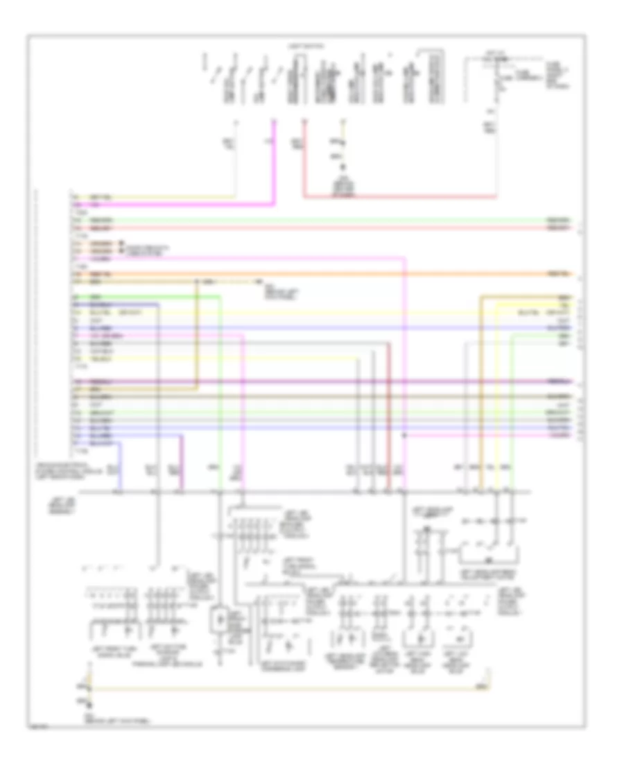 Headlights Wiring Diagram without HID with Cornering Headlights 1 of 2 for Audi A6 2 0T 2012