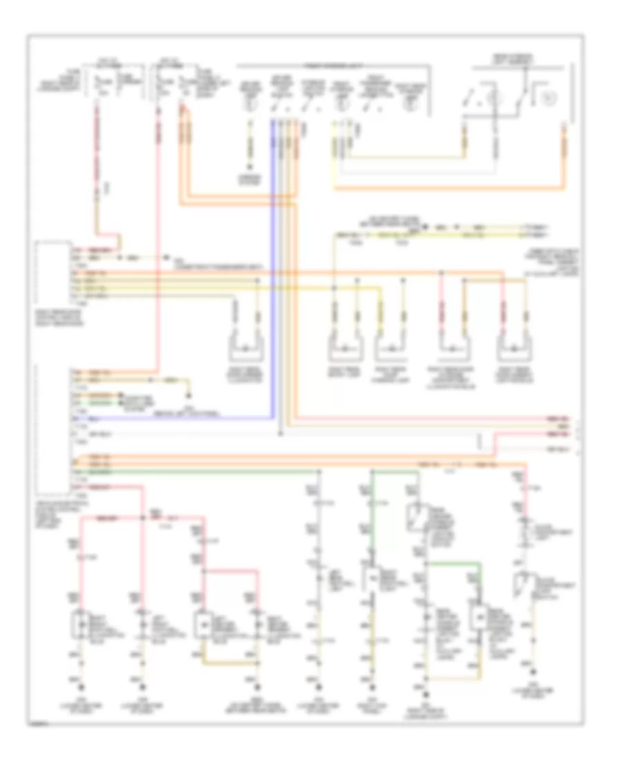 Courtesy Lamps Wiring Diagram 1 of 3 for Audi A6 2 0T 2012