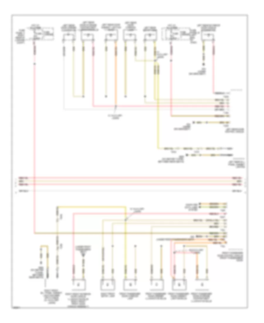 Courtesy Lamps Wiring Diagram (2 of 3) for Audi A6 2.0T 2012