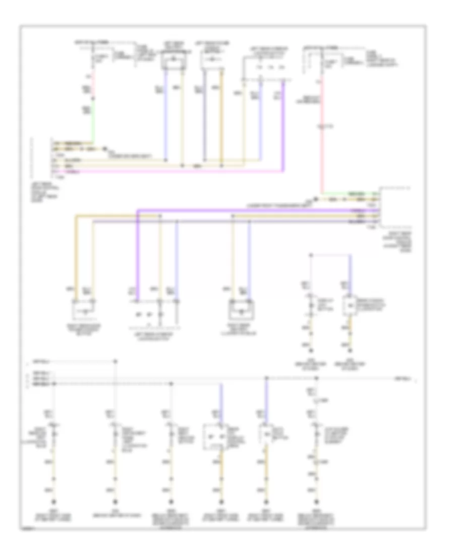 Instrument Illumination Wiring Diagram (2 of 3) for Audi A6 2.0T 2012