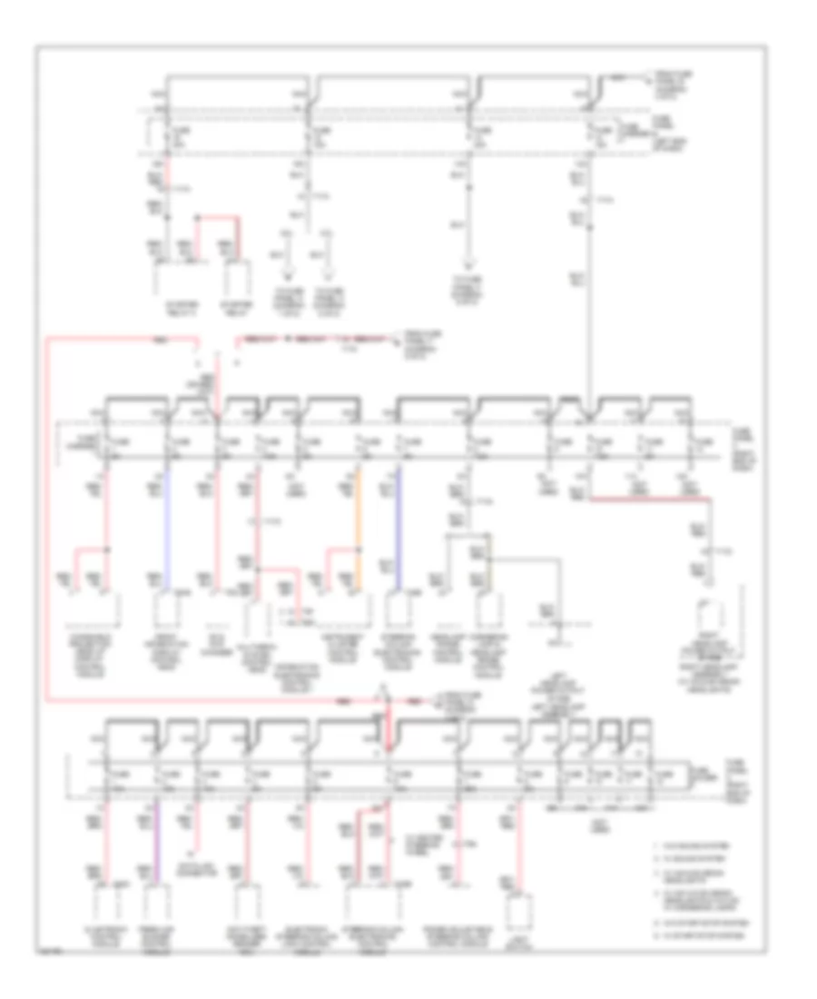 Power Distribution Wiring Diagram (2 of 8) for Audi A6 2.0T 2012