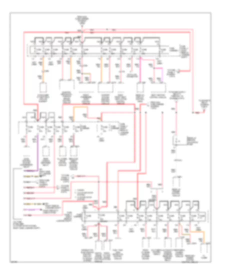 Power Distribution Wiring Diagram (5 of 8) for Audi A6 2.0T 2012
