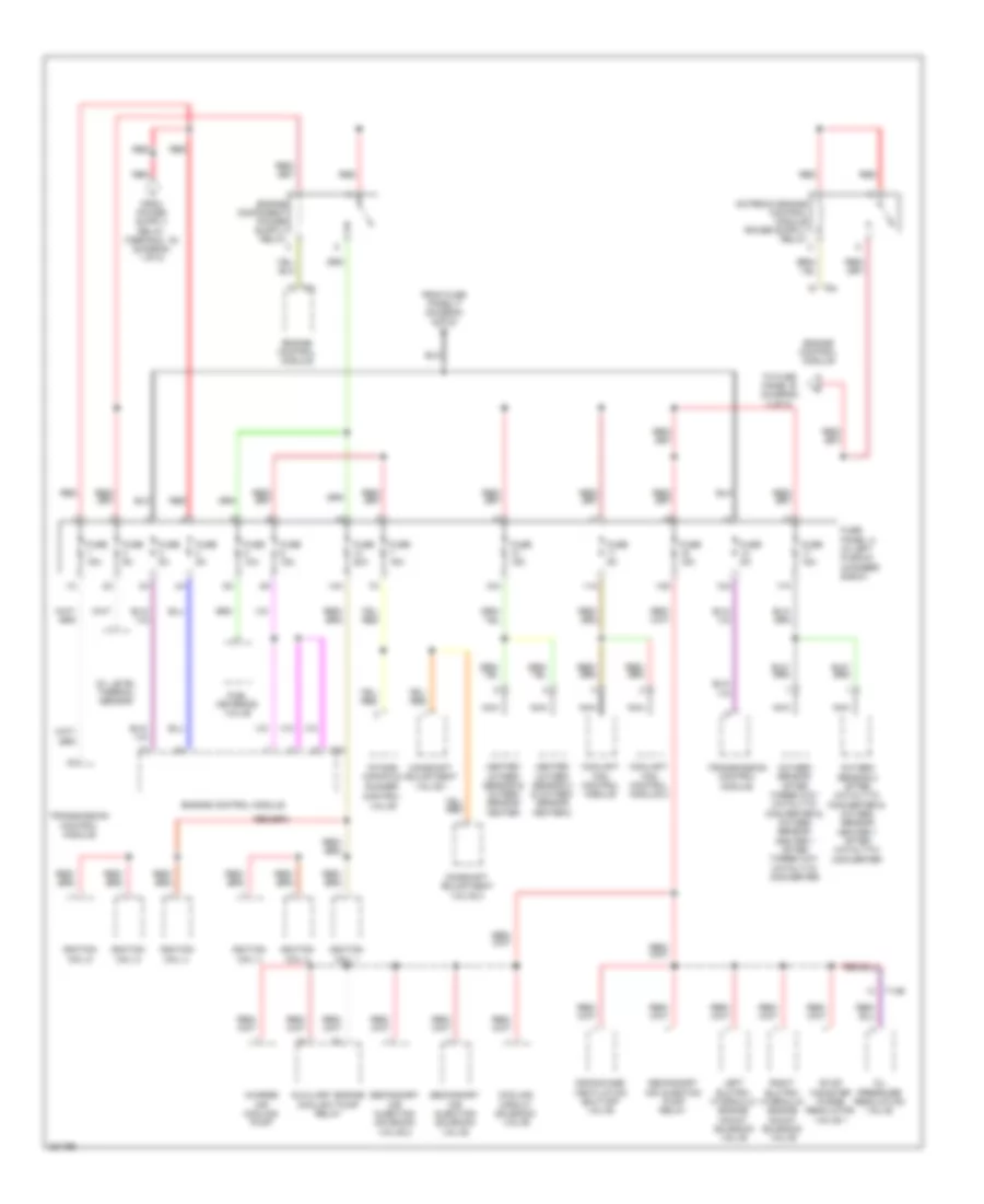 Power Distribution Wiring Diagram (7 of 8) for Audi A6 2.0T 2012