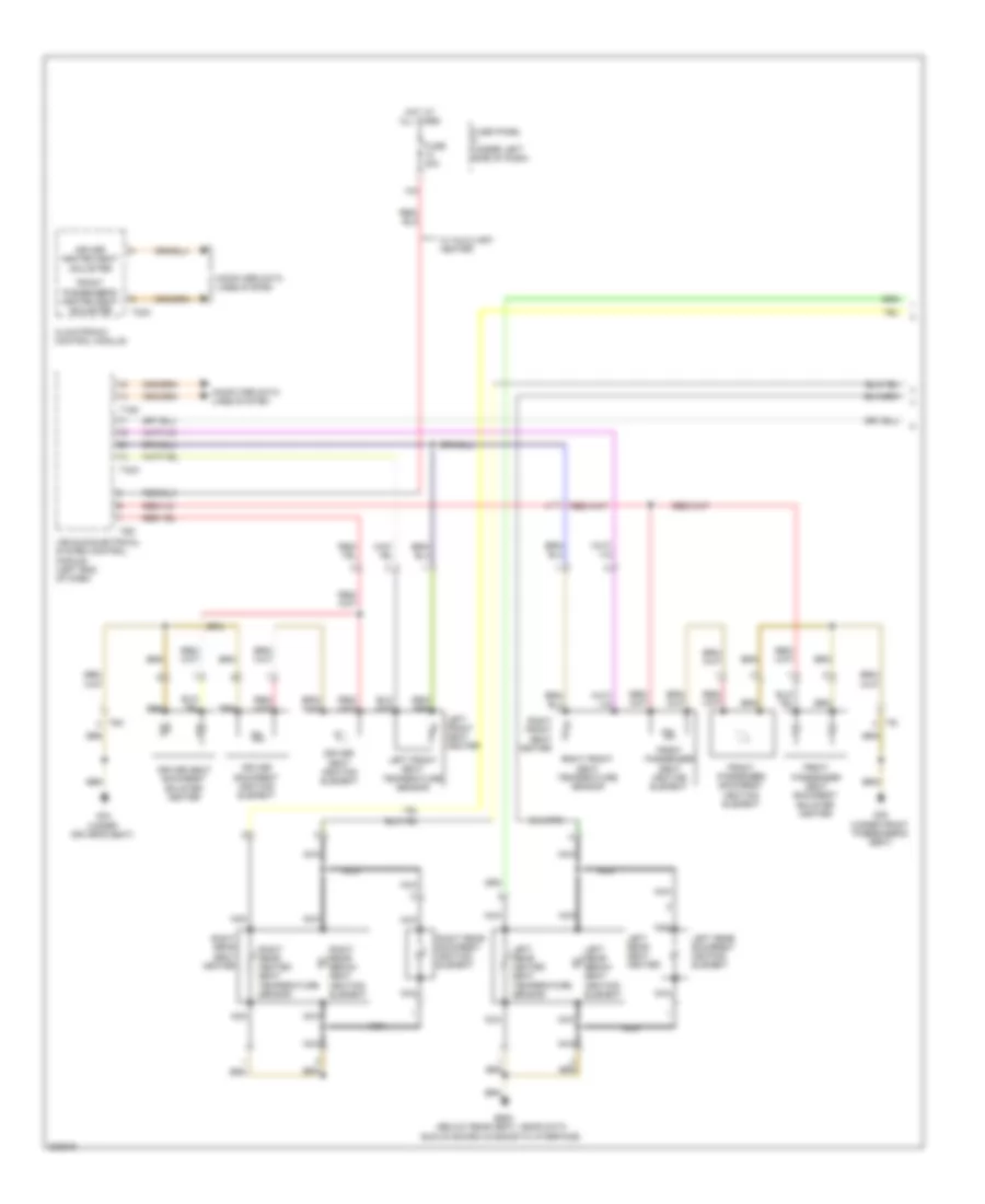 Heated Seats Wiring Diagram without Ventilation 1 of 2 for Audi A6 2 0T 2012