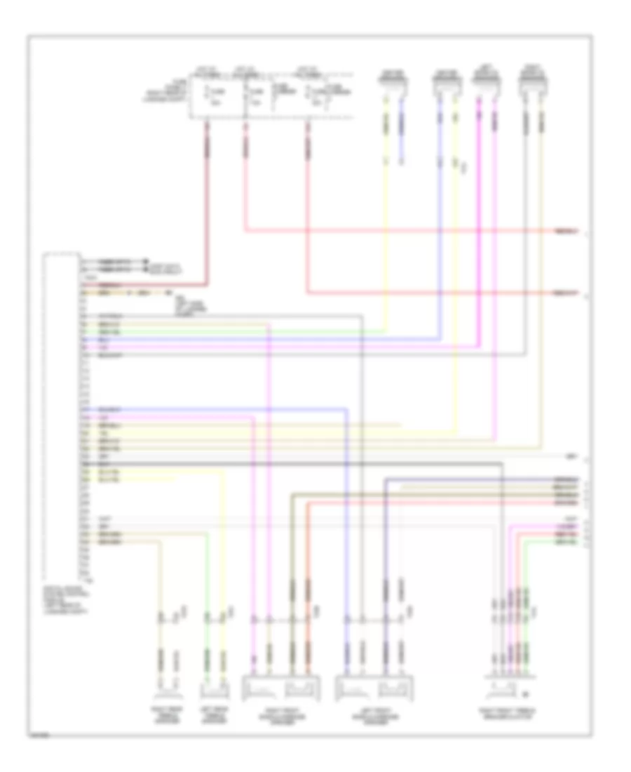 Radio Wiring Diagram, with Bang  Olufson Sound (1 of 3) for Audi A6 2.0T 2012