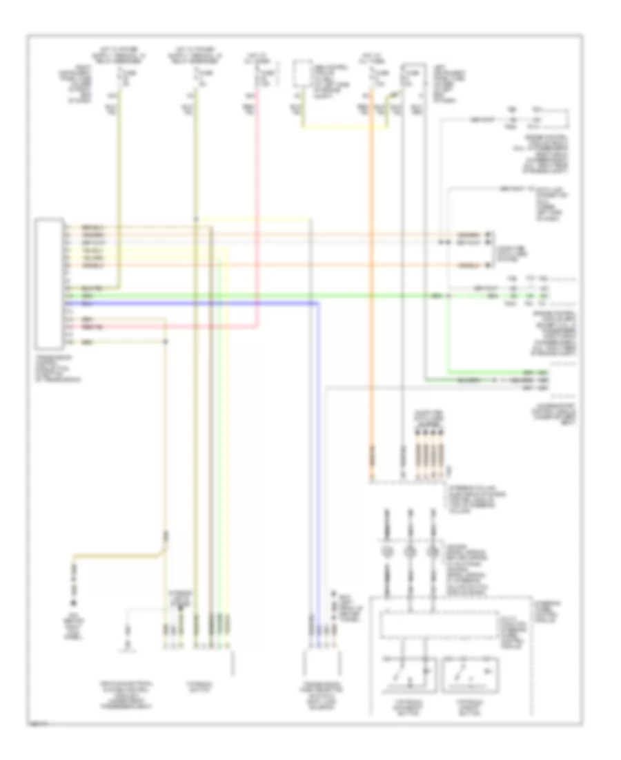 Transmission Wiring Diagram for Audi S8 Quattro 2009