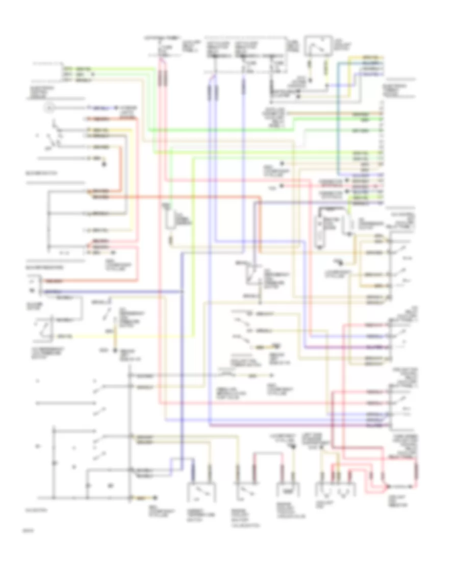 Manual A C Wiring Diagram for Audi 100 CS Quattro 1994