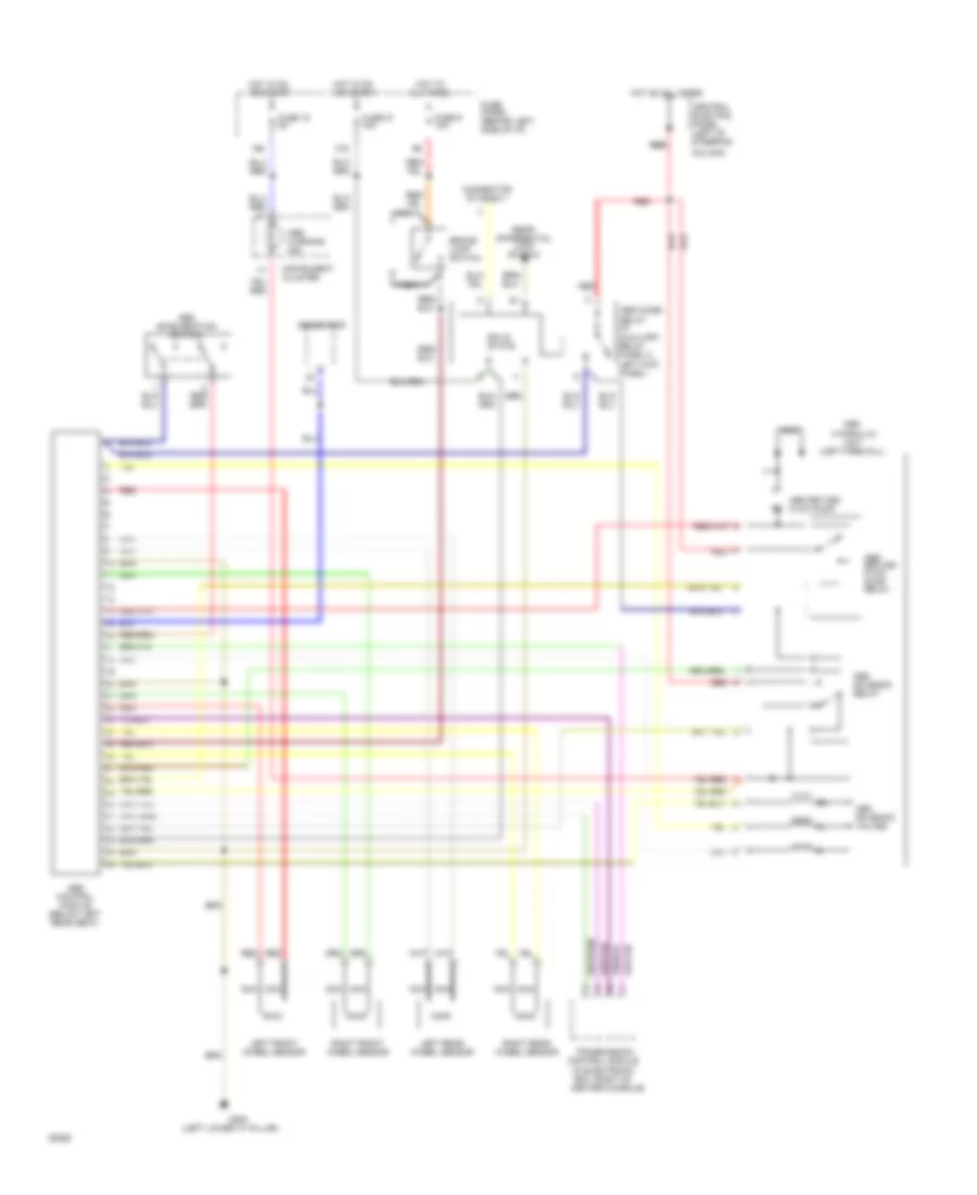 Anti Lock Brakes Wiring Diagram Quattro for Audi 100 CS Quattro 1994