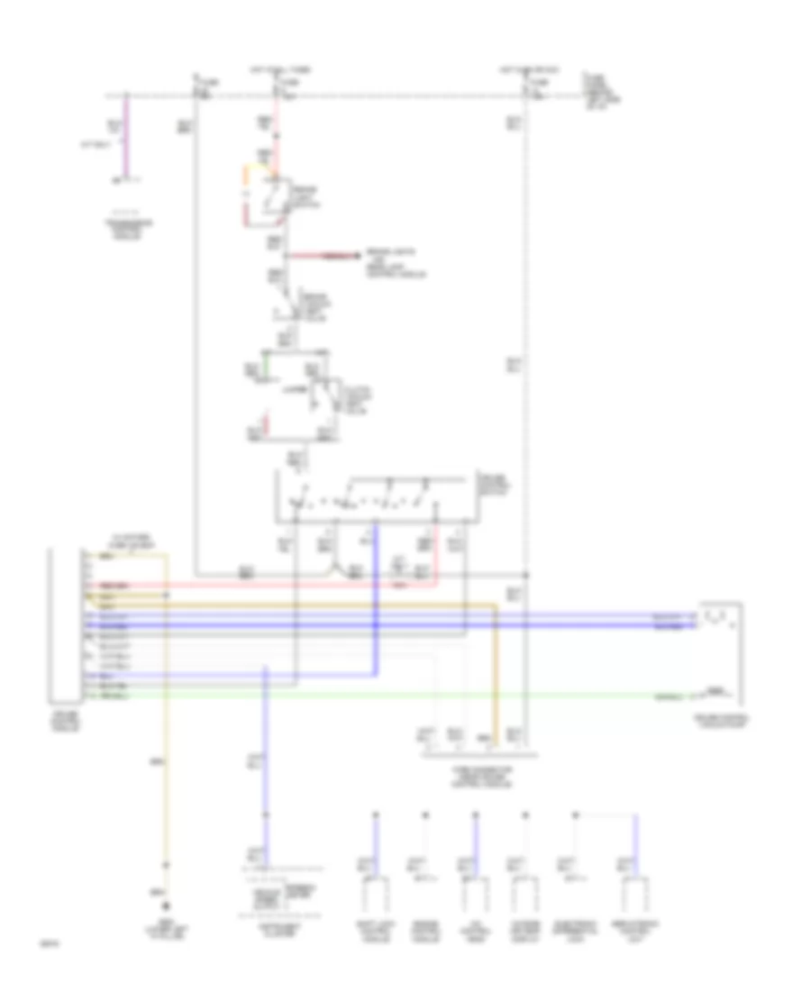 Cruise Control Wiring Diagram for Audi 100 CS Quattro 1994