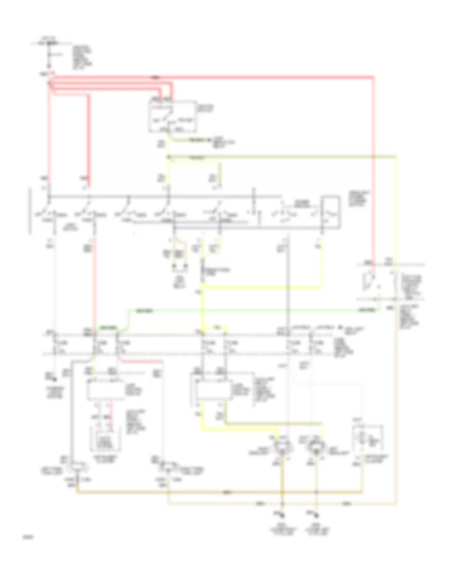 Headlamps Wiring Diagram Canada for Audi 100 CS Quattro 1994