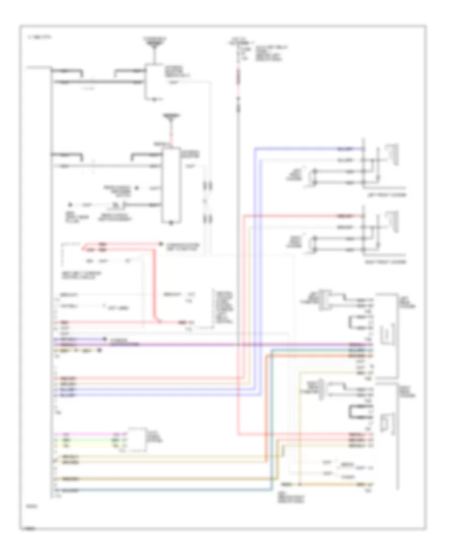 Radio Wiring Diagram for Audi 100 CS Quattro 1994