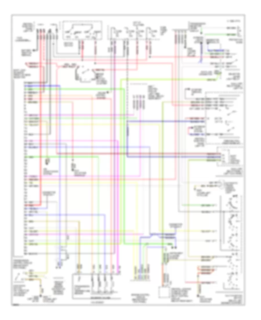 A T Wiring Diagram for Audi 100 CS Quattro 1994