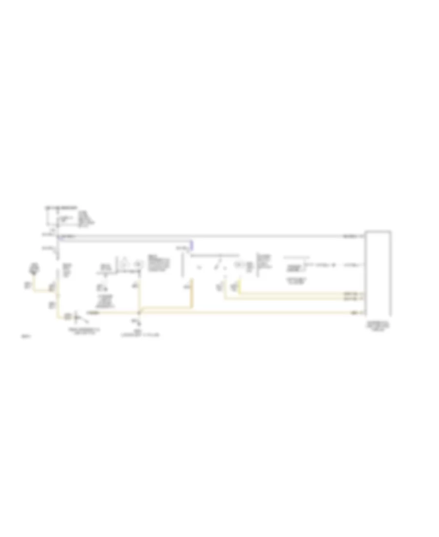 Differential Lock Wiring Diagram Quattro for Audi 100 CS Quattro 1994