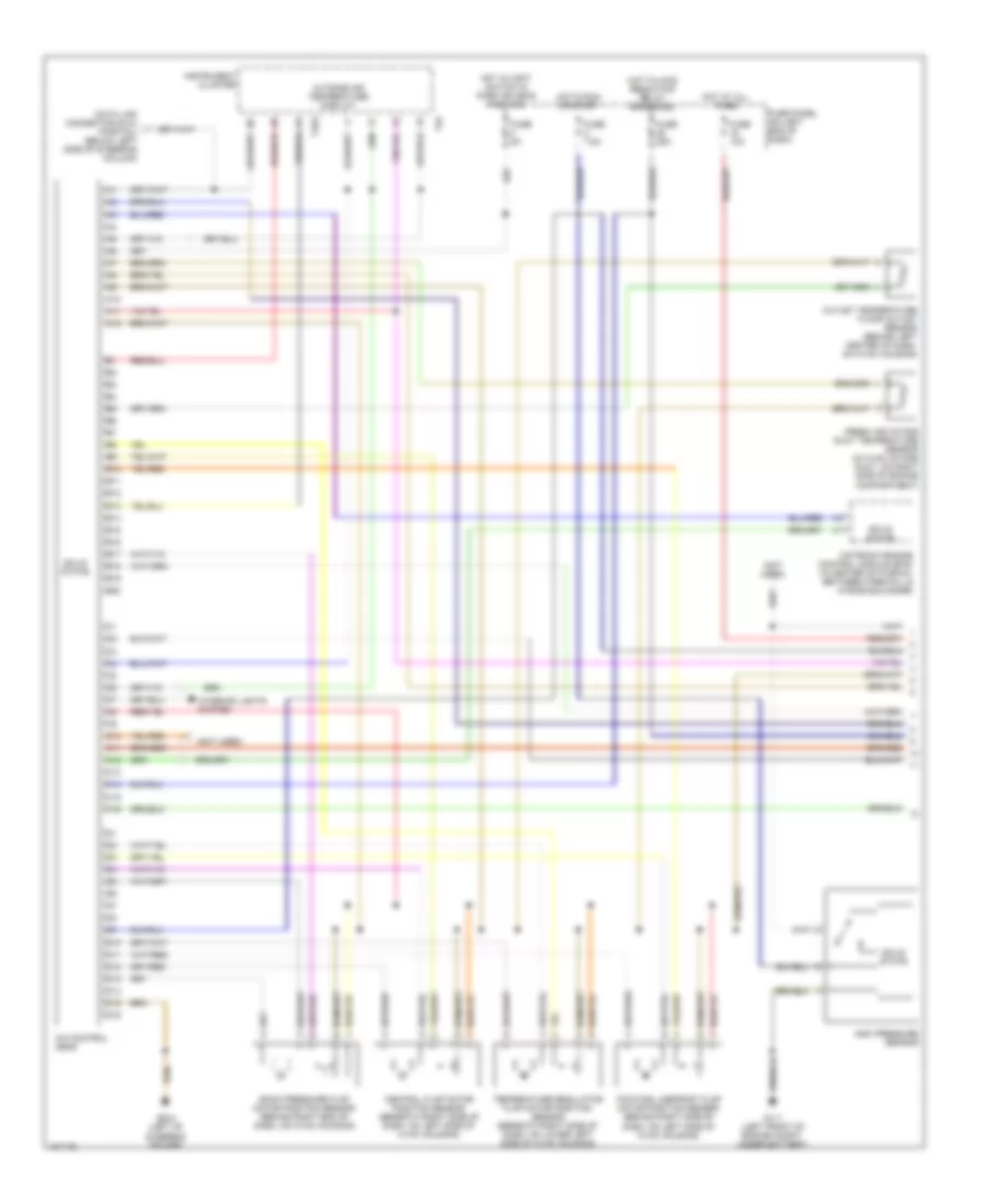 Automatic A C Wiring Diagram 1 of 2 for Audi TT 2001
