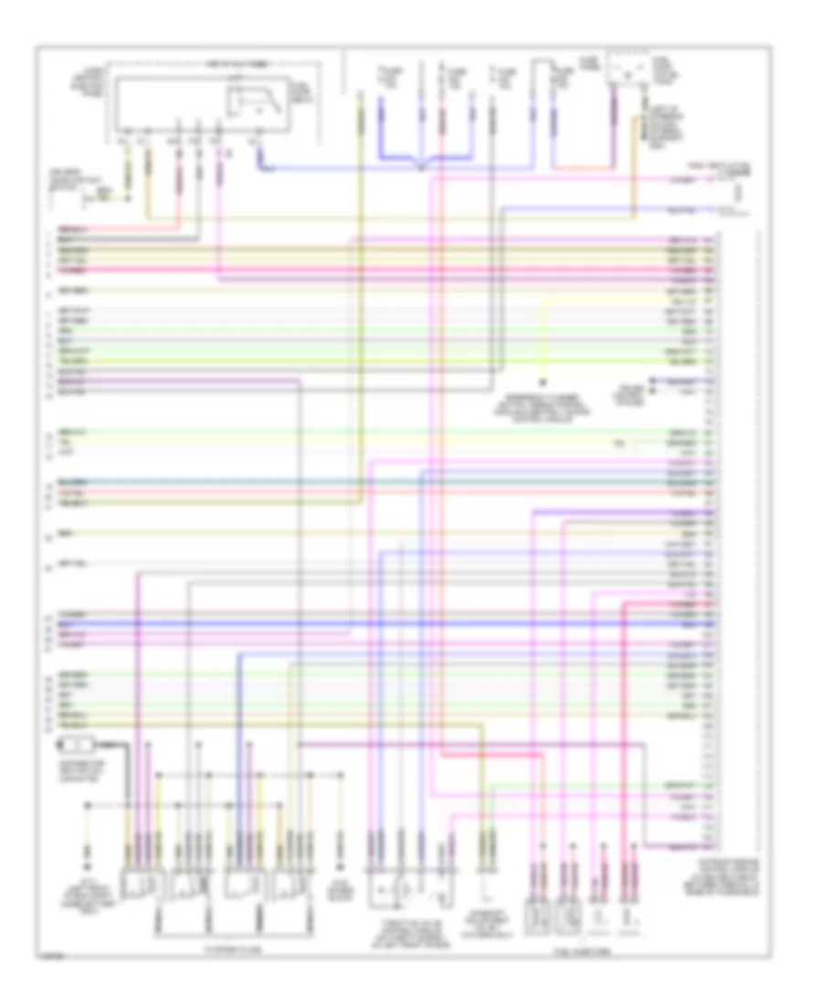 1.8L, Engine Performance Wiring Diagram (3 of 3) for Audi TT 2001