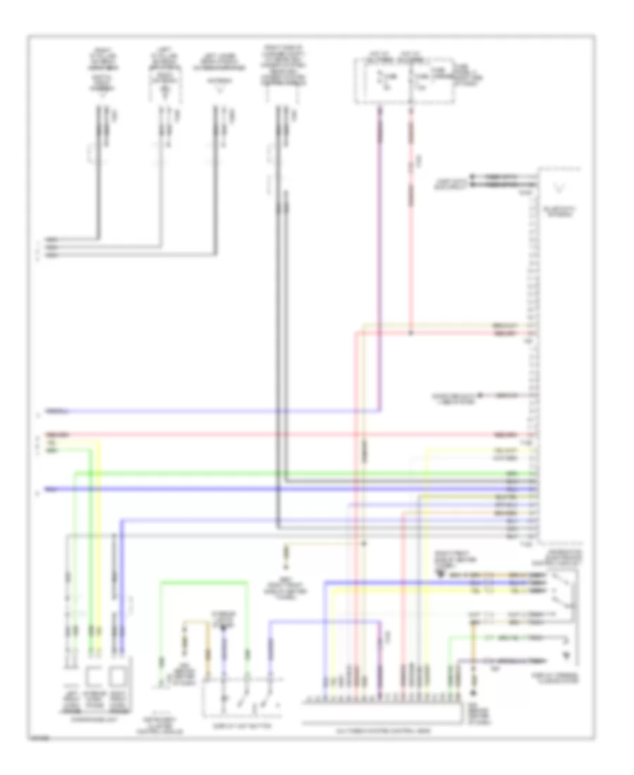 Radio Wiring Diagram, with Bose (4 of 4) for Audi A6 3.0T Quattro 2012