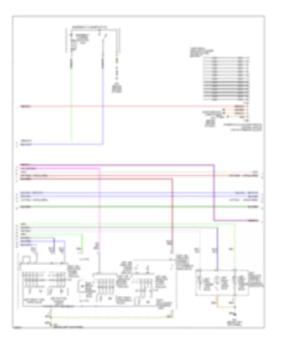 Exterior Lamps Wiring Diagram, Wagon (2 of 5) for Audi A6 3.0T Quattro 2012