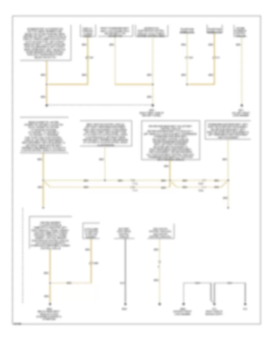 Ground Distribution Wiring Diagram 4 of 5 for Audi A6 3 0T Quattro 2012
