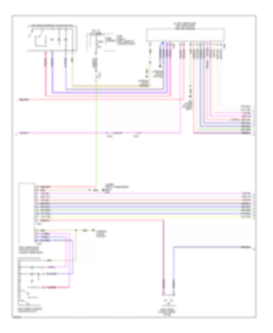 Power Door Locks Wiring Diagram (2 of 6) for Audi A6 3.0T Quattro 2012